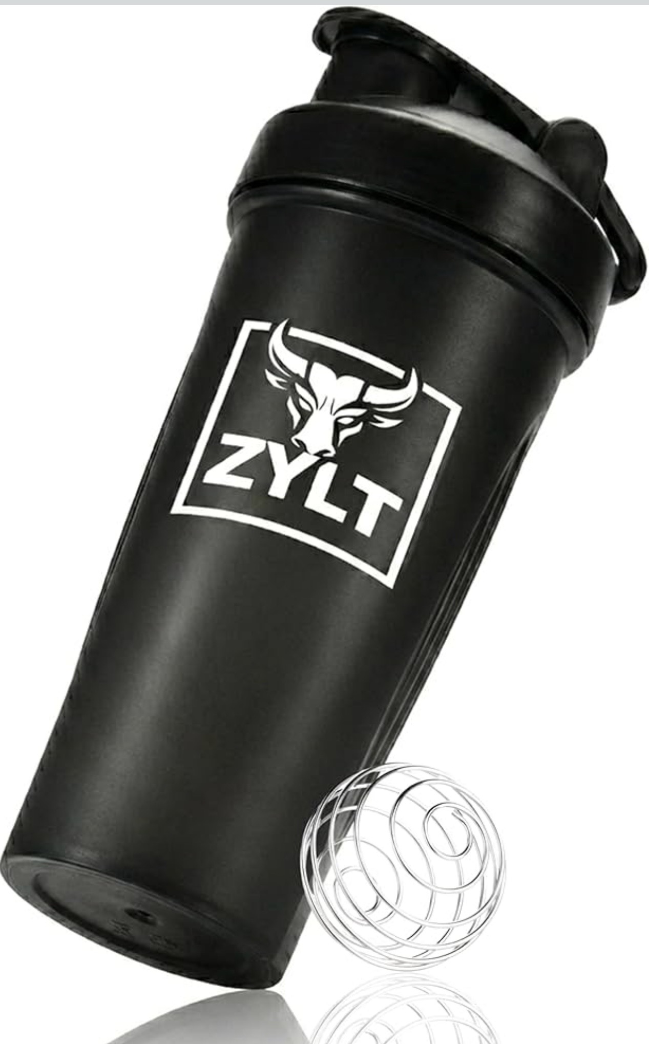 ZYLT electrolyte drink mix prepared in shaker bottle